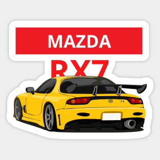 mazda rx7 Sticker